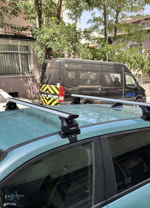 Jeep Avenger 2022-2025 Oluksuz Üst Tavan Portbagaj Taşıyıcı Ara Atkısı Toros Serisi Pro 4 Siyah