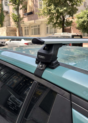 Jeep Avenger 2022-2025 Oluksuz Üst Tavan Portbagaj Taşıyıcı Ara Atkısı Toros Serisi Pro 4 Siyah
