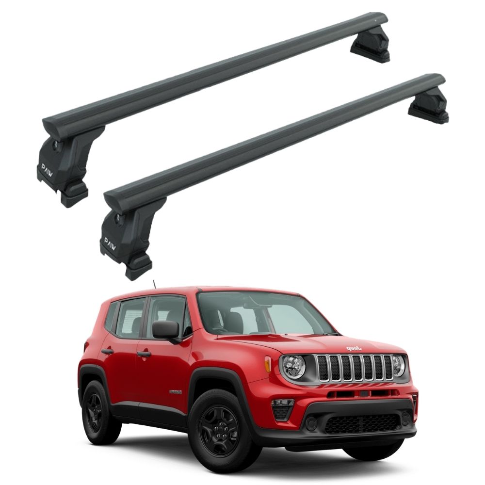 Jeep Renegade (2015-2026) Roof Rack Cross Bars Fix Pro Black