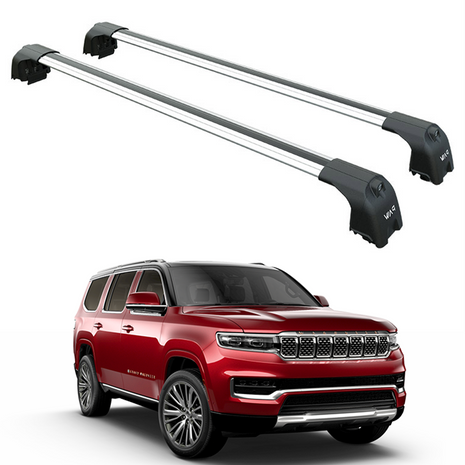 Jeep Wagoneer 2021-2025 Portbagaj Taşıyıcı Ara Atkisi - Ara Çubuk Paw Pro 2 Gri