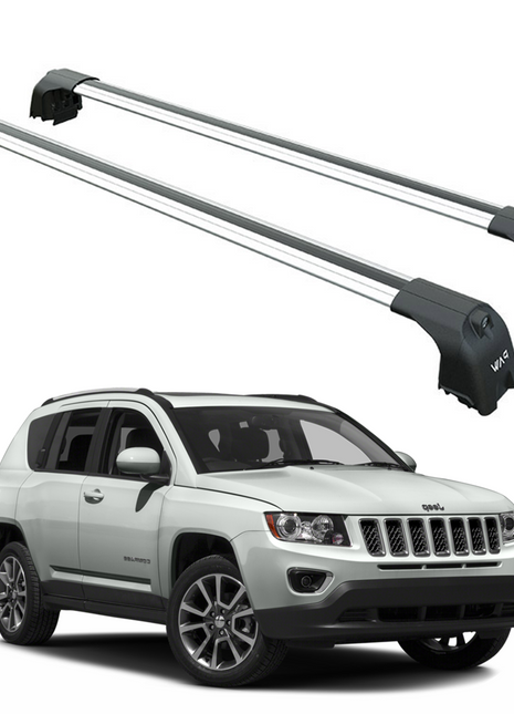 Jeep Compass 2011-2017 Portbagaj Taşıyıcı Ara Atkisi - Ara Çubuk Paw Pro 2 Gri