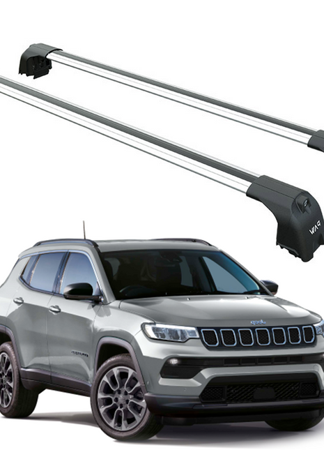 Jeep Compass 2017-2025 Portbagaj Taşıyıcı Ara Atkisi - Ara Çubuk Paw Pro 2 Gri