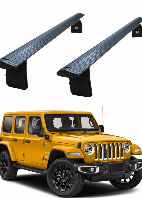 Jeep Wrangler Jl 2018-2025 Yagmur Oluklu Üst Tavan Taşıyıcı Ara Atkısı Paw Siyah