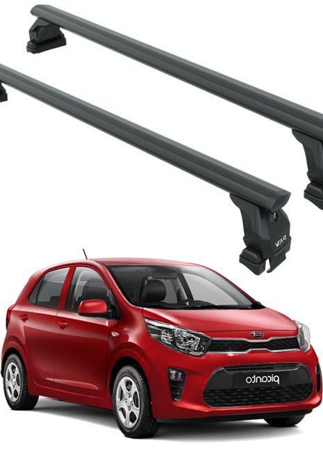 Kia Picanto 2017-2023 Oluksuz Üst Tavan Portbagaj Taşıyıcı Ara Atkısı Toros Serisi Pro 4 Siyah