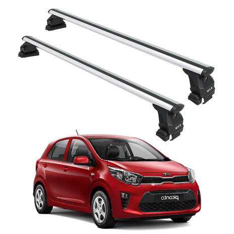 Kia Picanto 2017-2023 Oluksuz Üst Tavan Portbagaj Taşıyıcı Ara Atkısı Toros Serisi Pro 4 Gri