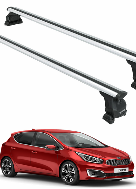 Kia Ceed 2012-2018 Portbagaj Taşıyıcı Ara Atkı Aparatı Paw Pro 3 Gri