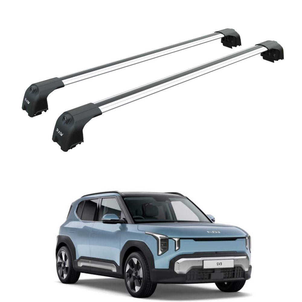 Kia EV2 (2026- Sonrası) Tavan Ara Atkısı Paw Pro 2 | Flush Ray Uyumlu - Gri