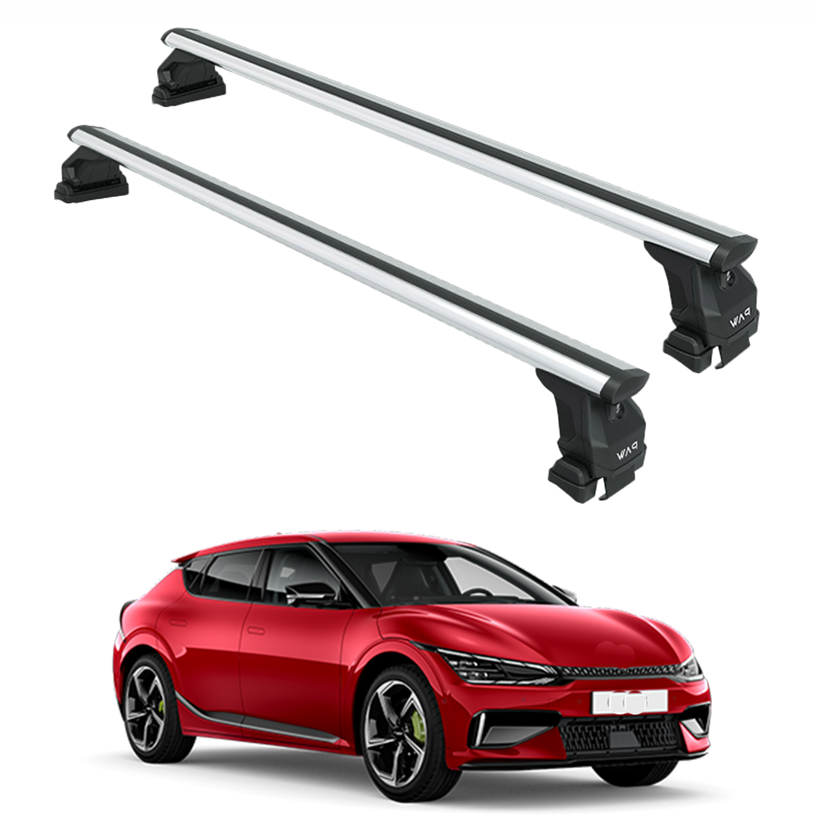 Kia Ev6 2019-2025 Oluksuz Üst Tavan Portbagaj Taşıyıcı Ara Atkısı Toros Serisi Pro 4 Gri