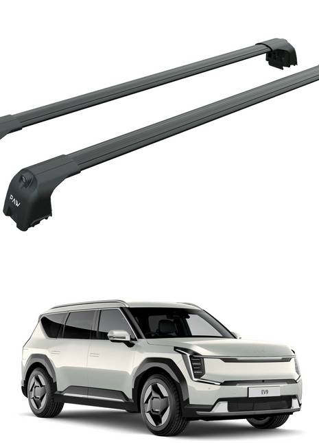 Kia Ev9 2023-2025 Portbagaj Taşıyıcı Ara Atkisi - Ara Çubuk Paw Pro 2 Siyah