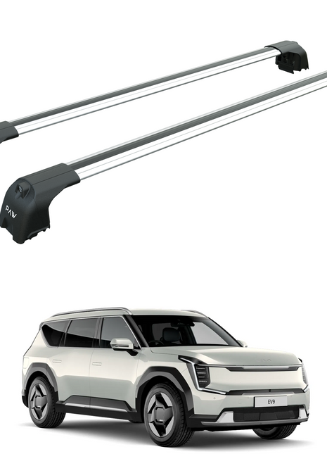 Kia Ev9 2023-2025 Portbagaj Taşıyıcı Ara Atkisi - Ara Çubuk Paw Pro 2 Gri