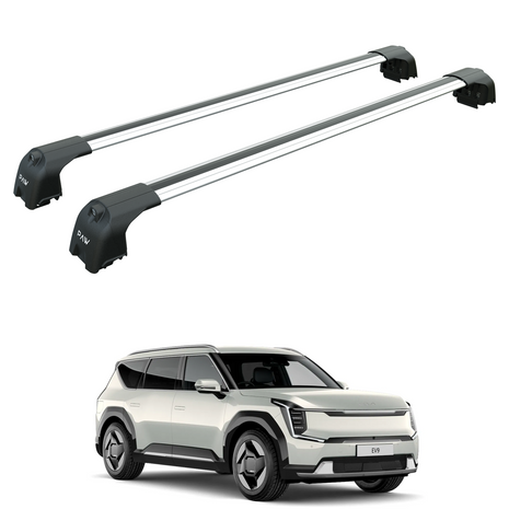 Kia Ev9 2023-2025 Portbagaj Taşıyıcı Ara Atkisi - Ara Çubuk Paw Pro 2 Gri