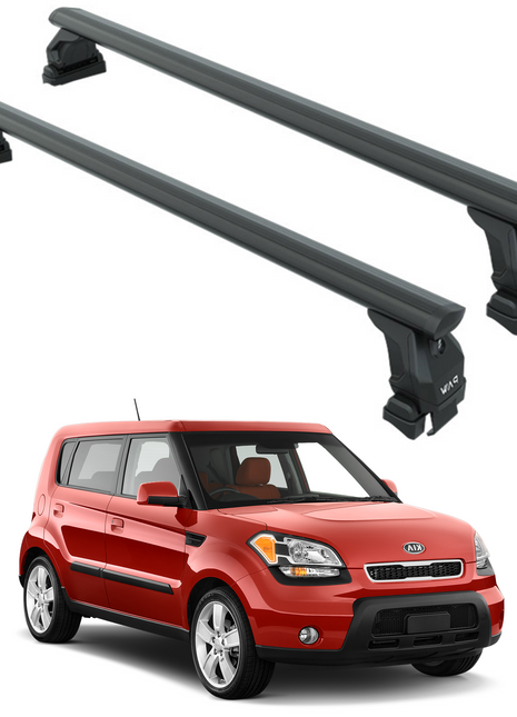 Kia Soul 2008-2013 Oluksuz Üst Tavan Portbagaj Taşıyıcı Ara Atkısı Toros Serisi Pro 4 Siyah