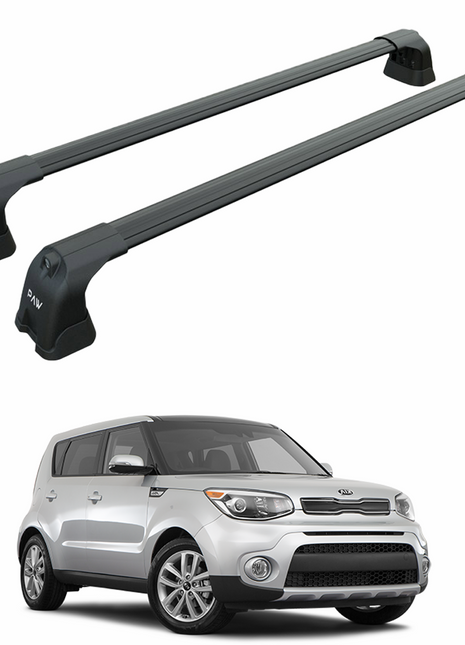 Kia Soul 2011-2019 Portbagaj Taşıyıcı Ara Atkı Aparatı Paw Pro 3 Siyah