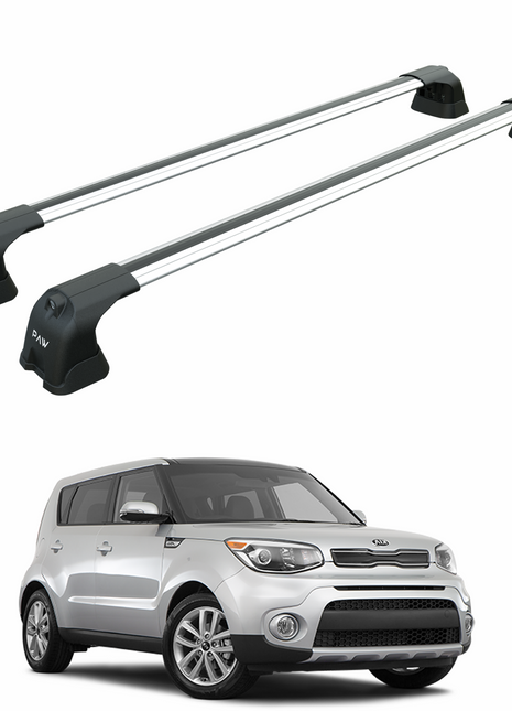 Kia Soul 2011-2019 Portbagaj Taşıyıcı Ara Atkı Aparatı Paw Pro 3 Gri