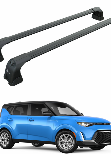 Kia Soul 2020-2025 Portbagaj Taşıyıcı Ara Atkı Aparatı Paw Pro 3 Siyah