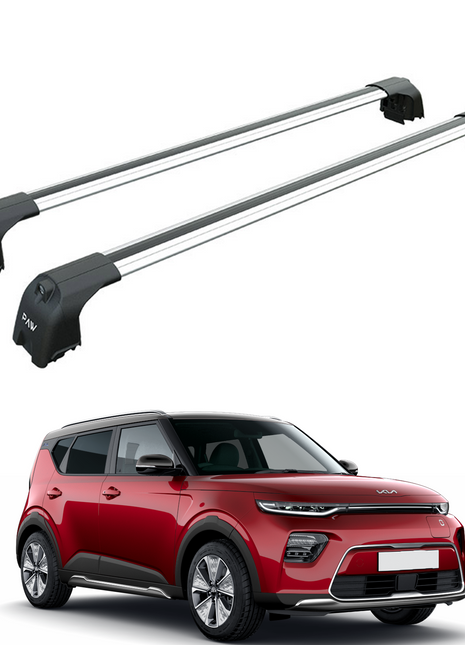 Kia Soul 2020-2025 Portbagaj Taşıyıcı Ara Atkisi - Ara Çubuk Paw Pro 2 Gri