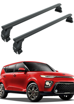Kia Soul 2021-2025 Tavan Taşıyıcı Ara Barlar – Vidalı Montaj