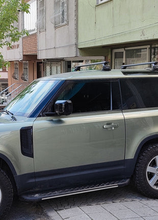Land Rover Defender 110 2020-2025 Tavan Taşıyıcı Ara Barlar – Vidalı Montaj, Toros Fix Pro, Gri