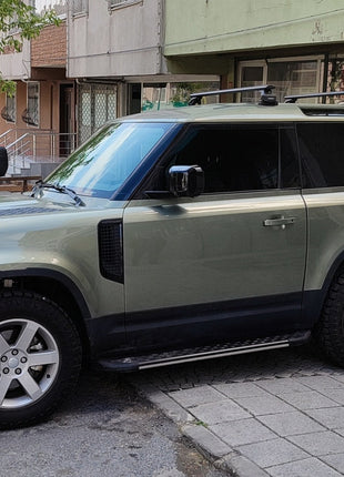 Land Rover Defender 110 2020-2025 Tavan Taşıyıcı Ara Barlar – Vidalı Montaj, Toros Fix Pro, Gri