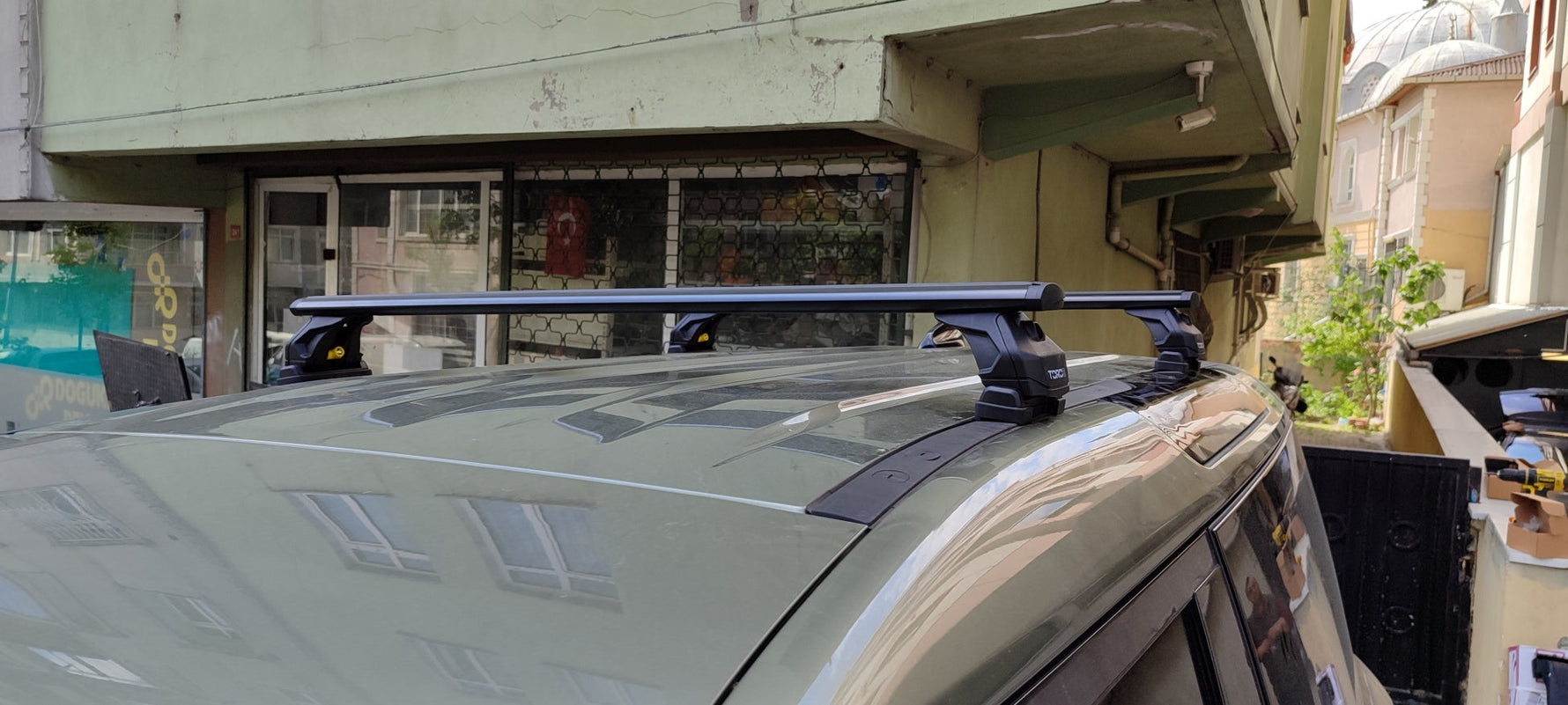 Land Rover Defender 110 2020-2025 Tavan Taşıyıcı Ara Barlar – Vidalı Montaj, Toros Fix Pro, Siyah