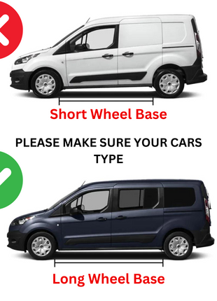 Volkswagen Transporter T6 2015-2024 Uzun Şase Araç Üstü Alüminyum Tavan Yan Rayları Plus Serisi - Siyah