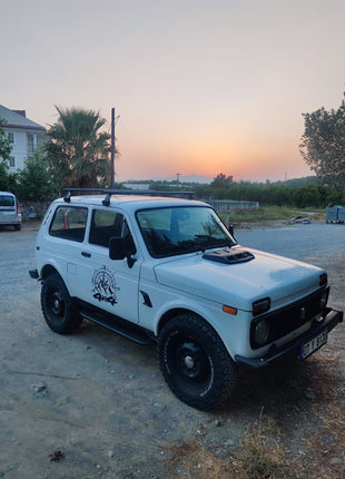 Lada Niva 1977 -2025 Yagmur Oluklu Üst Tavan Taşıyıcı Ara Atkısı Paw Siyah