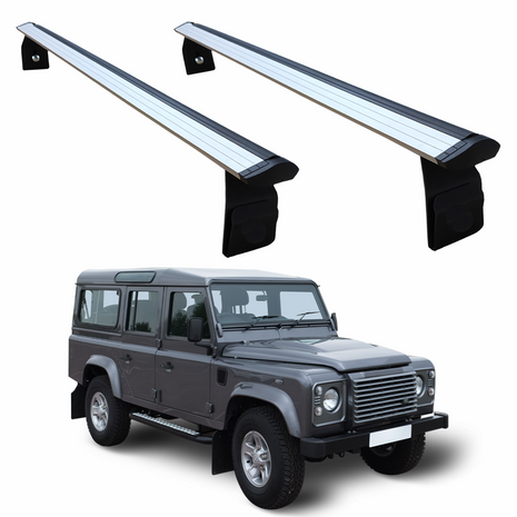 Land Rover Defender 110 1993-2020 Yagmur Oluklu Üst Tavan Taşıyıcı Ara Atkısı Paw Gri
