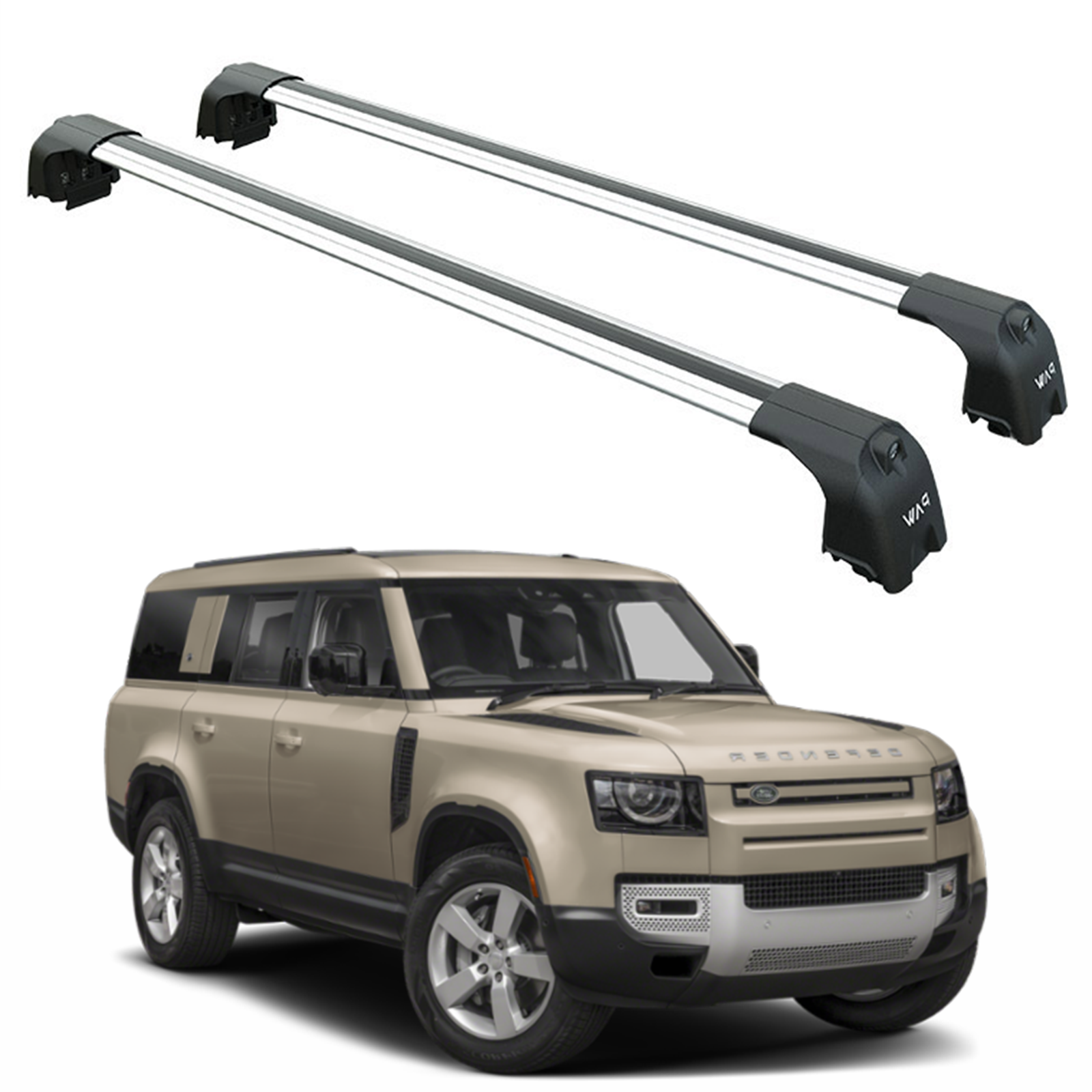 Land Rover Defender 130 2020-2025 Roof Rack Cross Bars T Slot Rail Gri