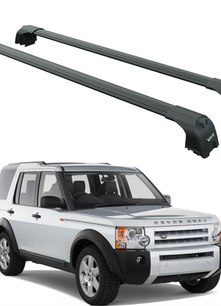 Land Rover Discovery LR3 (2004-2010) Tavan Taşıyıcı Ara Barlar – Vidalı Montaj, Toros Fix Pro, Siyah