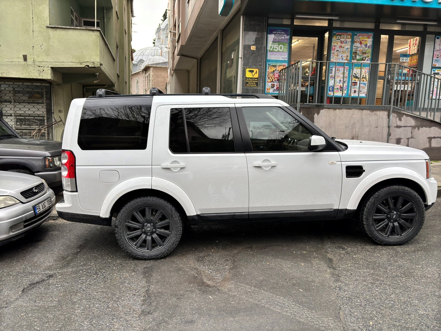 Land Rover Discovery Lr4 2009-2017 Üst Tavan Taşıyıcı Ara Atkısı T Slot Gri
