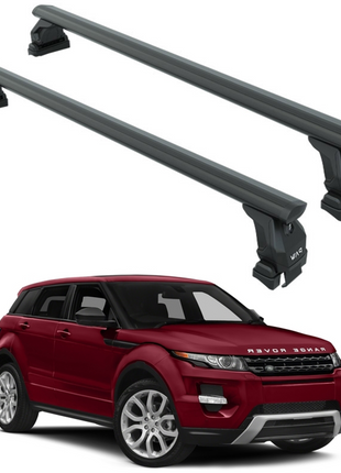 Land Rover Evoque L5382011-2019 Oluksuz Üst Tavan Portbagaj Taşıyıcı Ara Atkısı Toros Serisi Pro 4 Siyah
