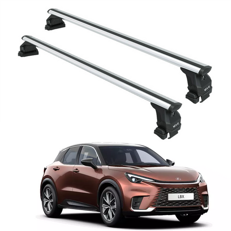 Lexus Lbx 2023-2025 Oluksuz Üst Tavan Portbagaj Taşıyıcı Ara Atkısı Toros Serisi Pro 4 Gri