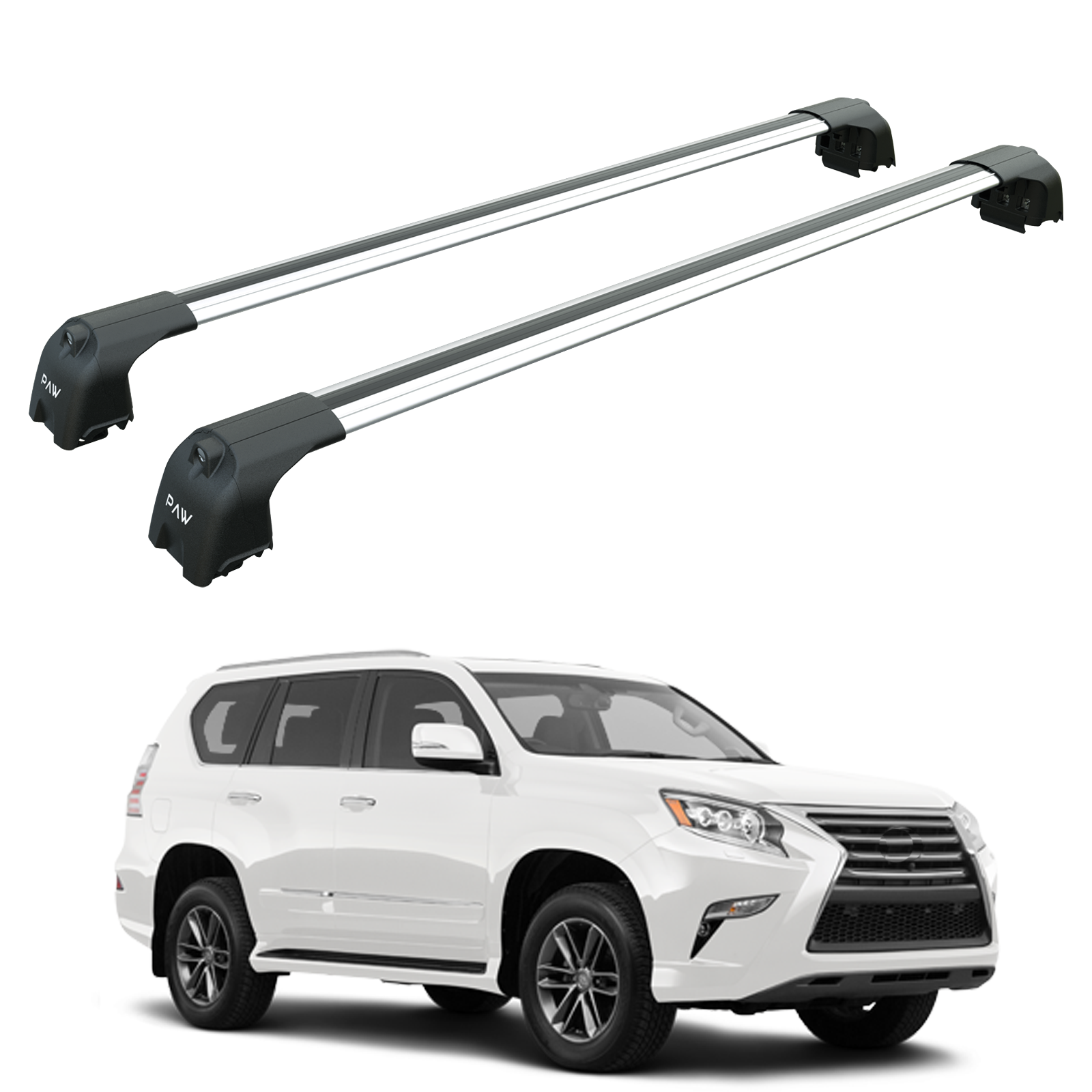 Lexus Gx460 2019-2023 Portbagaj Taşıyıcı Ara Atkisi - Ara Çubuk Paw Pro 2 Fix Gri