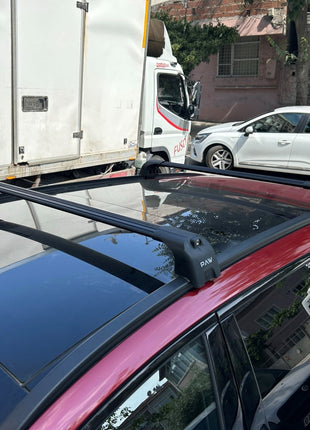 Mercedes C Estate S205 2014-2021 Portbagaj Taşıyıcı Ara Atkisi - Ara Çubuk Paw Pro 2 Siyah