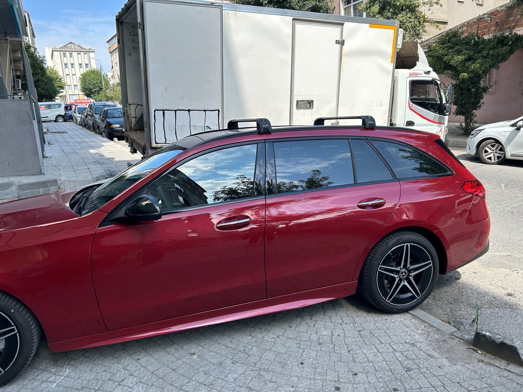 Mercedes C Estate S206 2021-2025 Portbagaj Taşıyıcı Ara Atkisi - Ara Çubuk Paw Pro 2 Siyah