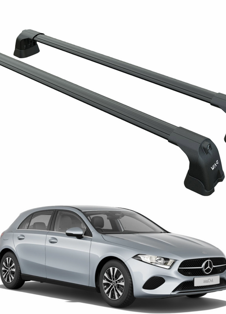 Mercedes A Hb W177 2018-2025 Portbagaj Taşıyıcı Ara Atkı Aparatı Paw Pro 3 Siyah