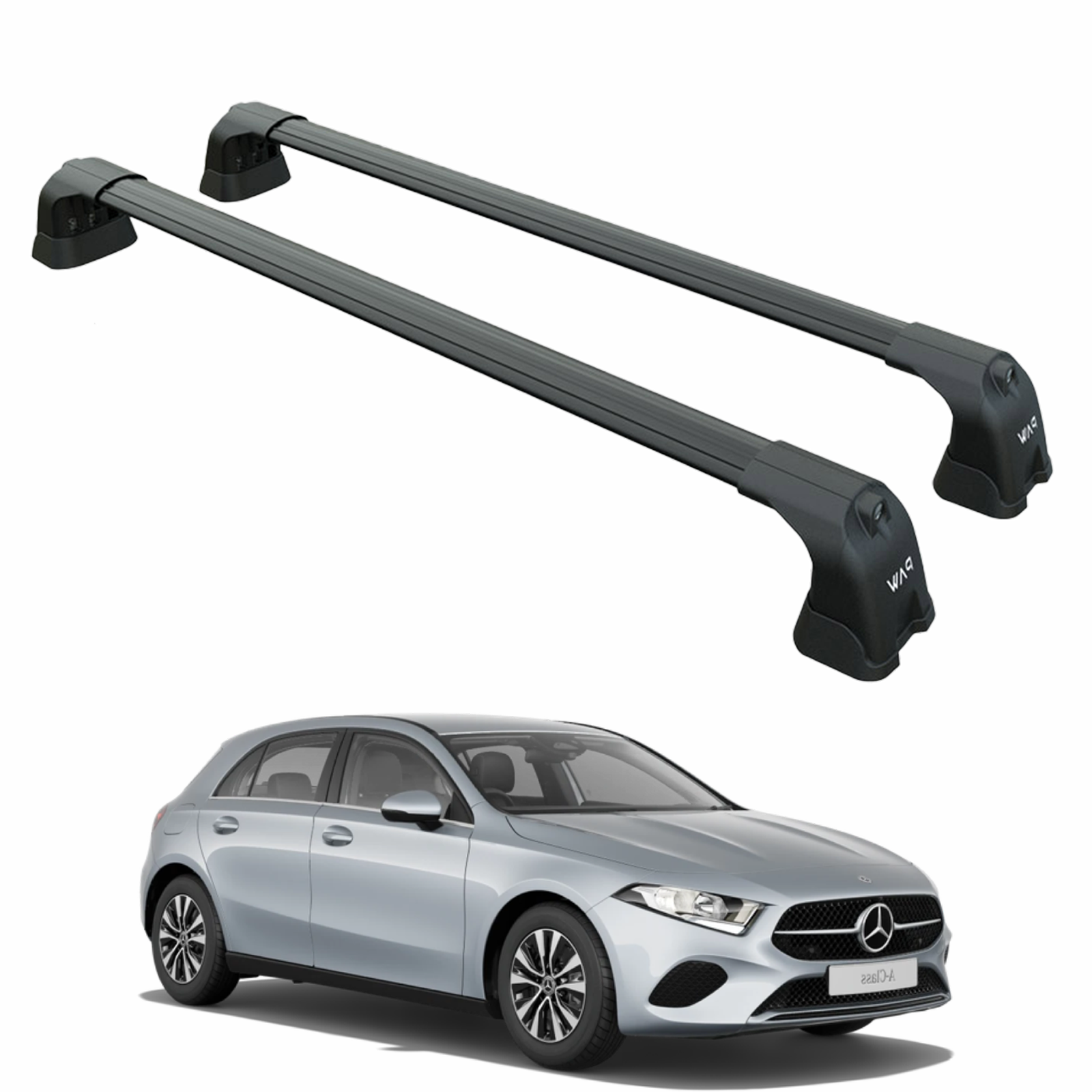 Mercedes A Hb W177 2018-2025 Portbagaj Taşıyıcı Ara Atkı Aparatı Paw Pro 3 Siyah