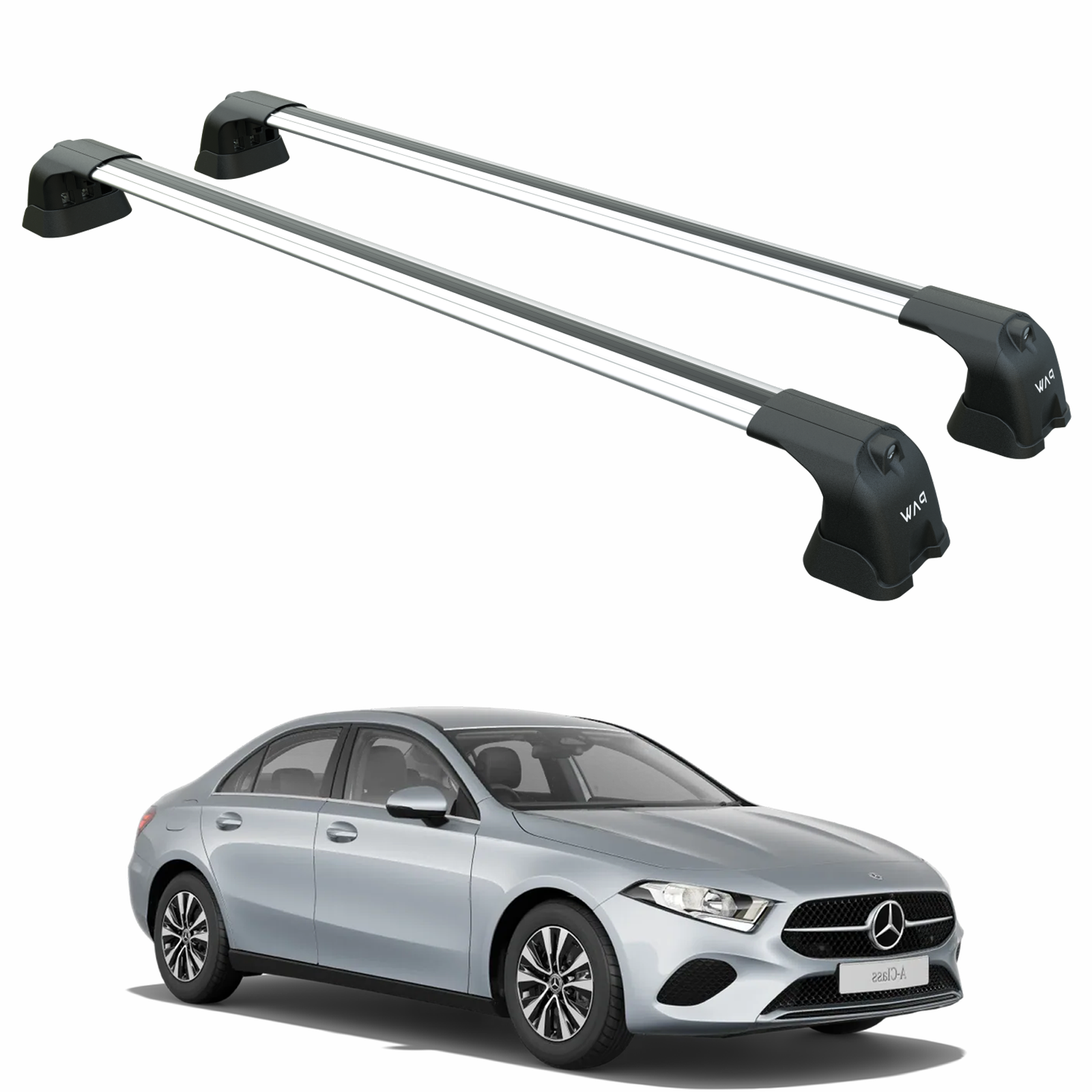 Mercedes A Sedan W177 2018-2025 Portbagaj Taşıyıcı Ara Atkı Aparatı Paw Pro 3 Gri