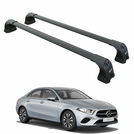 Mercedes A Sedan W177 2018-2025 Portbagaj Taşıyıcı Ara Atkı Aparatı Paw Pro 3 Siyah