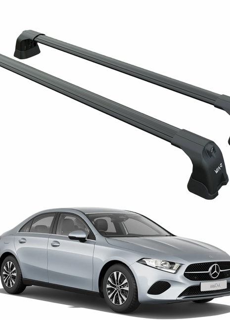 Mercedes A Sedan W177 2018-2025 Portbagaj Taşıyıcı Ara Atkı Aparatı Paw Pro 3 Siyah