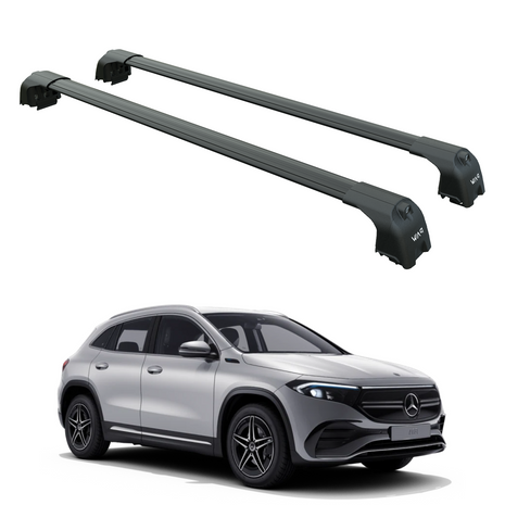 Mercedes Benz Eqa Suv 2021-2025 Portbagaj Taşıyıcı Ara Atkisi - Ara Çubuk Paw Pro 2 Siyah