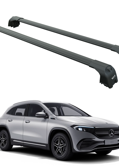 Mercedes Benz Eqa Suv 2021-2025 Portbagaj Taşıyıcı Ara Atkisi - Ara Çubuk Paw Pro 2 Siyah