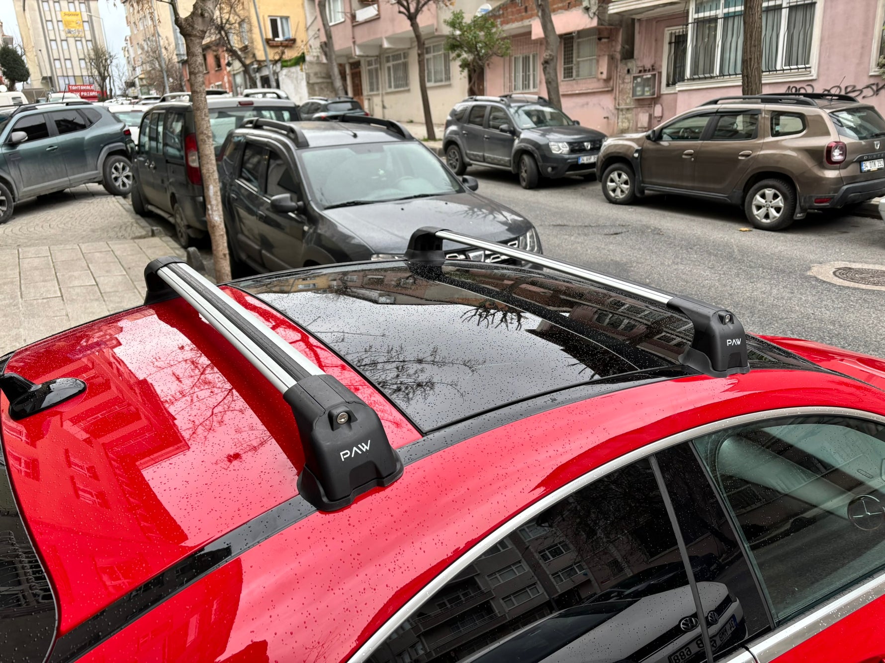 Mercedes CLA C117 2014-2020 Portbagaj Taşıyıcı Ara Atkısı Paw Pro 3 Siyah