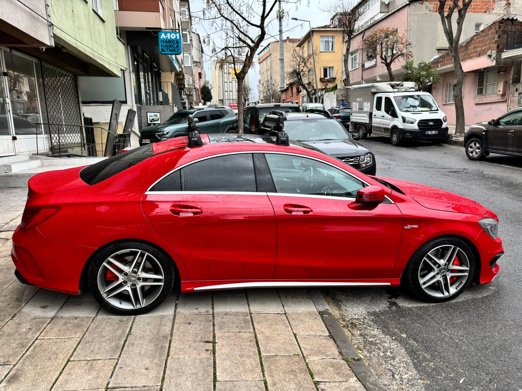 Mercedes CLA C117 2014-2020 Portbagaj Taşıyıcı Ara Atkısı Paw Pro 3 Siyah