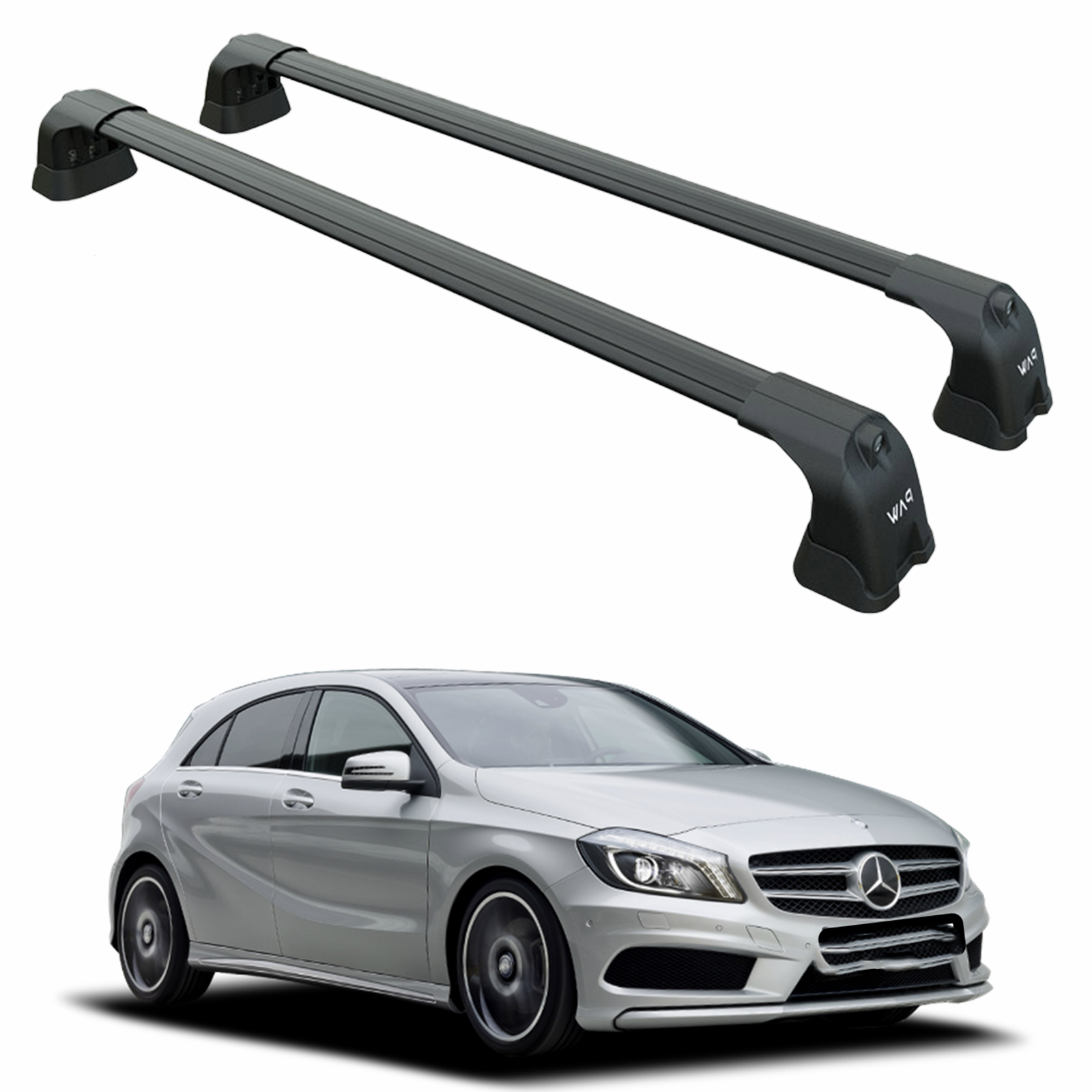 Mercedes A W169/176 2004-2018 Portbagaj Taşıyıcı Ara Atkı Aparatı Paw Pro 3 Siyah