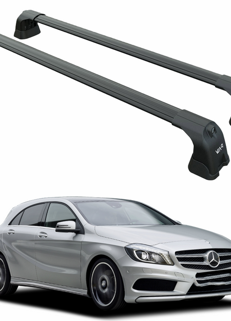 Mercedes A W169/176 2004-2018 Portbagaj Taşıyıcı Ara Atkı Aparatı Paw Pro 3 Siyah