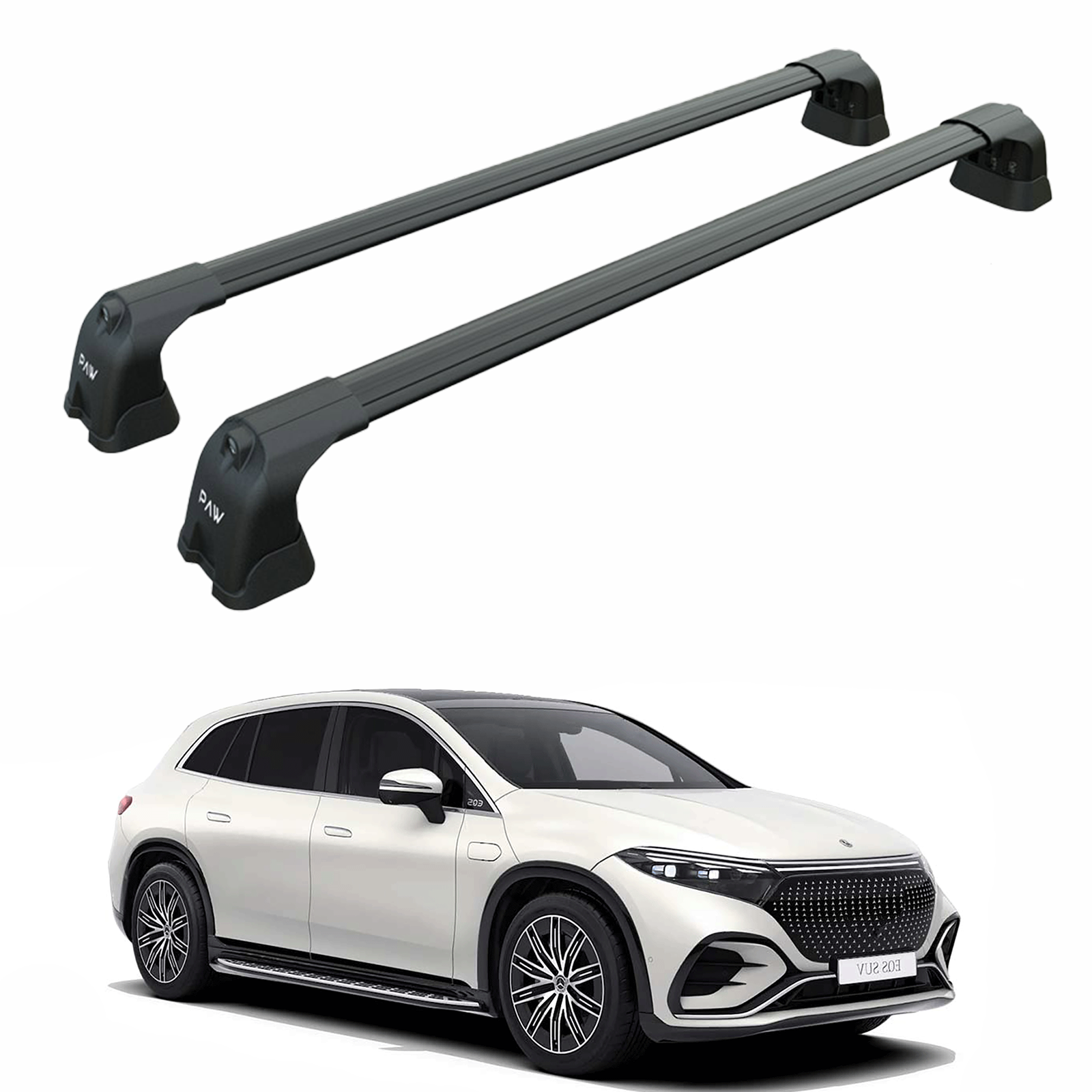 Mercedes Benz Eqs Suv 2022-2025 Portbagaj Taşıyıcı Ara Atkı Aparatı Paw Pro 3 Siyah