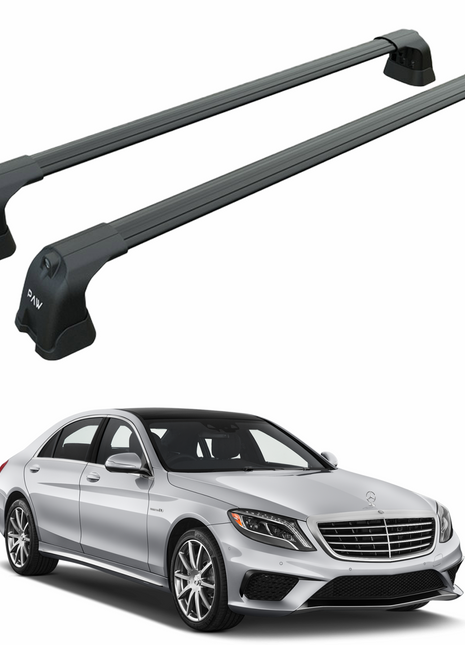 Mercedes S-Class W222 2014-2020 Portbagaj Taşıyıcı Ara Atkı Aparatı Paw Pro 3 Siyah