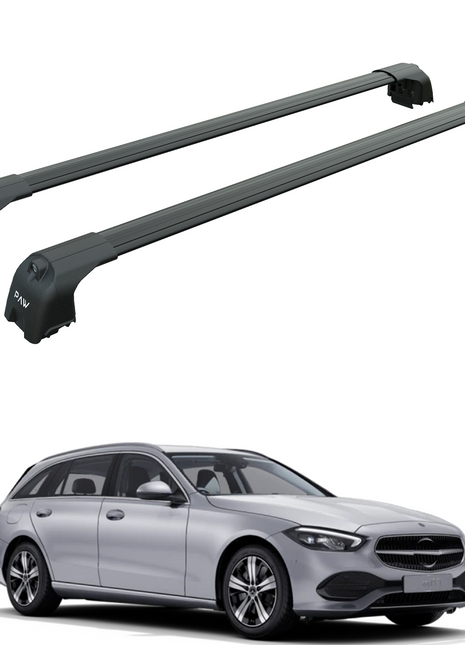 Mercedes C Estate S206 2021-2025 Portbagaj Taşıyıcı Ara Atkisi - Ara Çubuk Paw Pro 2 Siyah