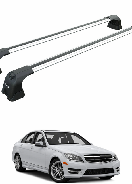 Mercedes C Sedan W204 2007-2014 Portbagaj Taşıyıcı Ara Atkı Aparatı Paw Pro 3 Gri